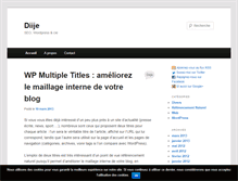 Tablet Screenshot of diije.fr